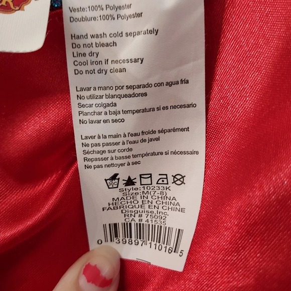 Disney Elena of Avalor Prestige Ball Gown Girls' Costume in Size 7/8 Medium - Picture 15 of 15